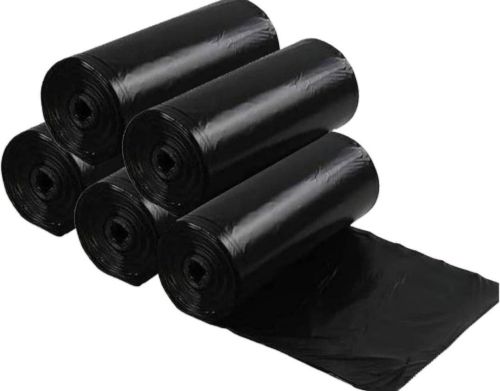 Tpe Film Garbage and Waste Bags, Packaging Type : Black
