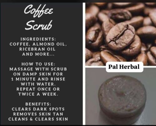 Herbal Coffee Scrub, Color : Brown, Form : Paste