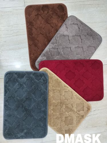 Plain Damask Door Mat, Color : Multicolor Multisize Modern