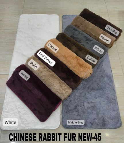 Polyester Rabbit Fur Carpet Standard Size for Floor