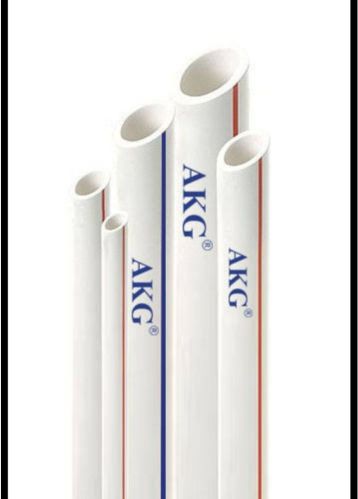 Akg Round Plumbing PVC Pipe, Length : 25m, Packaging Type : Black