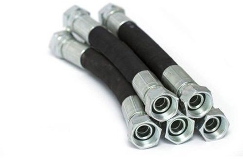 Coated Neoprene Rubber Hydraulic Hose Pipe, Fluid Type : Water