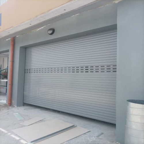 Polished Galvanized Steel Insulated Automatic Rolling Shutter