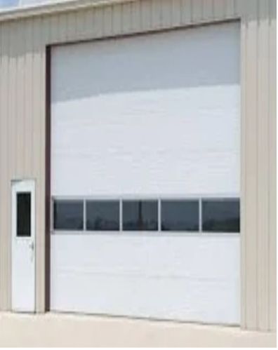 Automatic Polished Iron Window Garage Door, Color : Grey