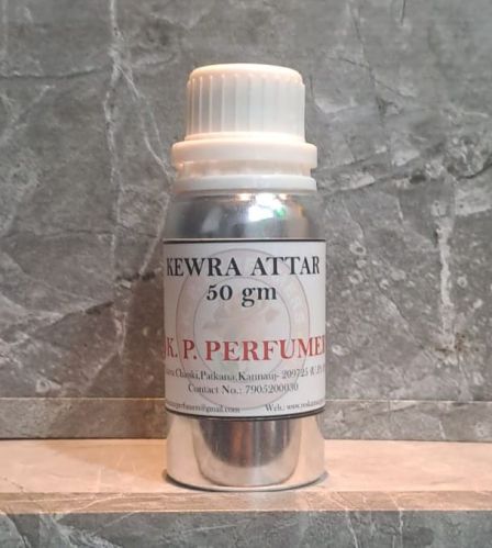 Concentrated Kewra Attar, Packaging Size : 50 Gm, Form : Liquid