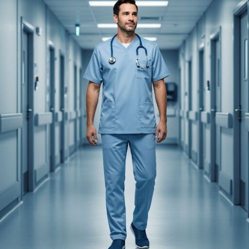 Cotton Doctor Uniform, Sleeve Type : Full Sleeves, Half Sleeves