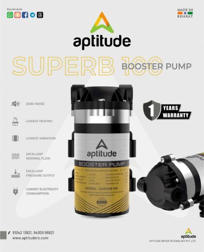 Electric Aptitude Superb 100 Booster Pump for Industrial