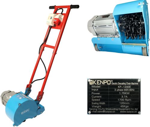 Electric Descaling Chain Machine KP1200E IMPA 591212 High-Speed Surface Preparation Tool