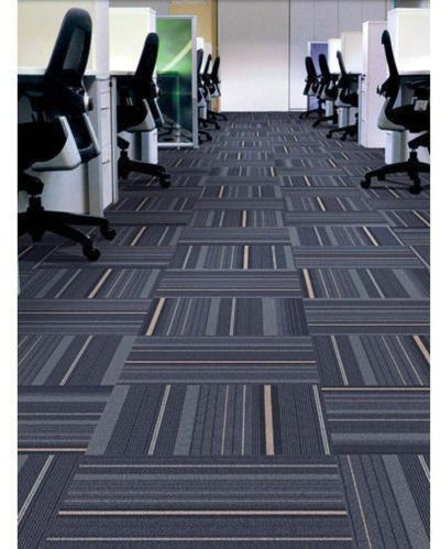 Plain Polyester Office Carpet Tile, Color : Multicolor for Flooring Use