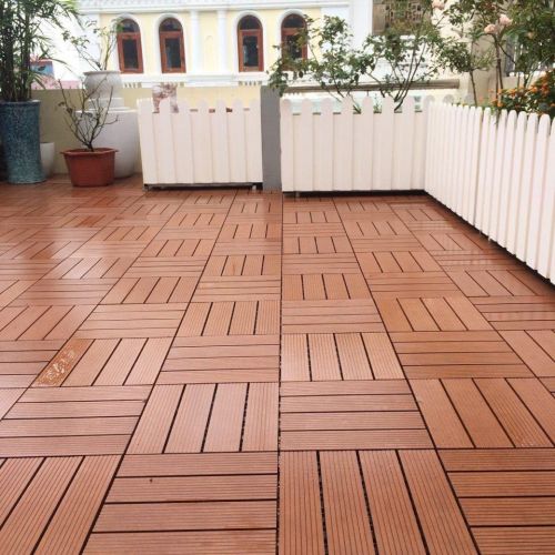 Polished Wooden WPC Decking Tile, Thickness : 0-5 Mm