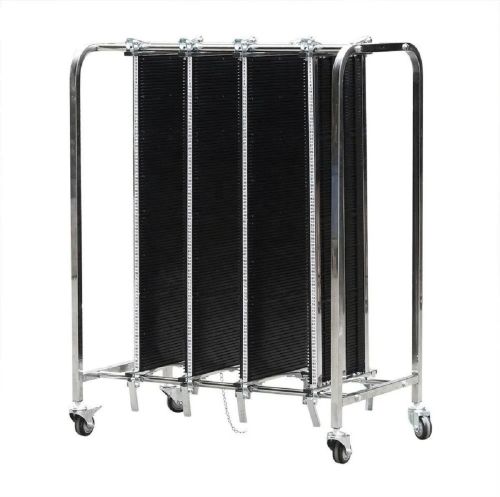 SS 304 Conductive PP Plate ESD PCB STORAGE TROLLEY