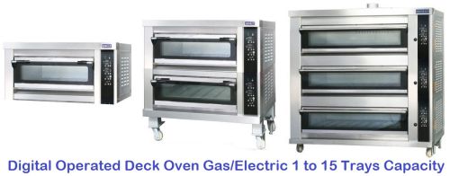 Semi Automatic Gas Deck Oven, Brand Name : Homat