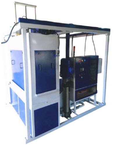 Mild Steel Polished Cabinet Washing Machine for FRC Crates