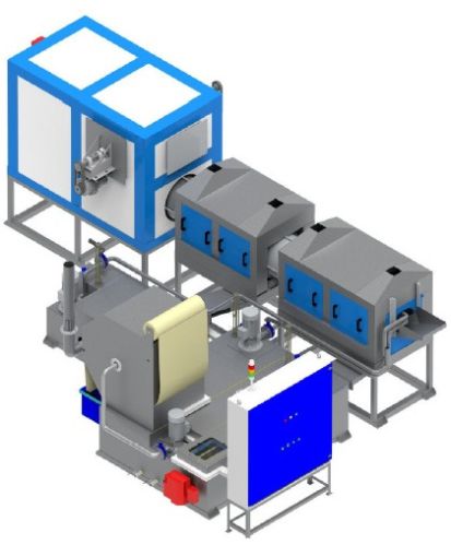 Polished Rotary Tumbler Washing and Drying Machine