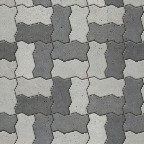 Plain Concrete Interlocking Paver Block, Color : Grey