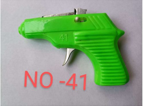 Polished 41 Plastic Diwali Cracker Toy Gun, Color : Multicolor