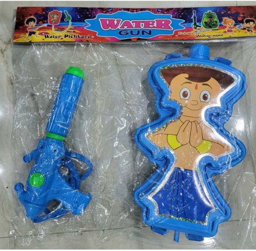 Plastic Chota Bheem Holi Water Gun, Color : Multicolor