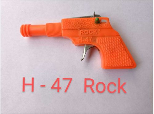 H-47 Plastic Diwali Cracker Toy Gun, Color : Orange for Kids Playing