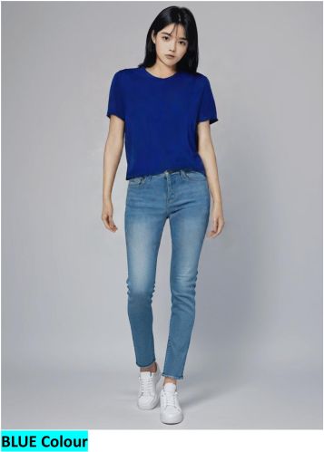 Round Neck Pure Cotton Ladies Half Sleeve Plain T Shirt All Size