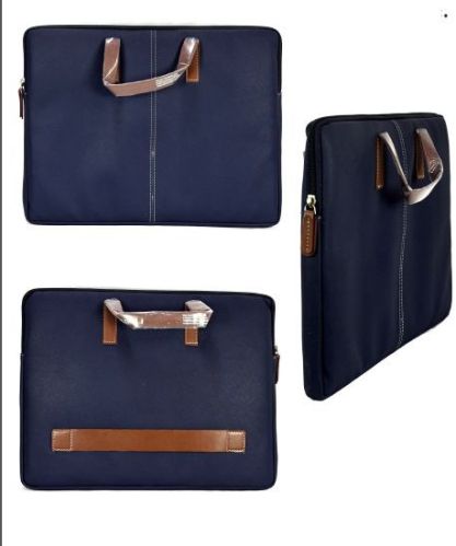 Plain Stylish Blue Laptop Sleeve Bag