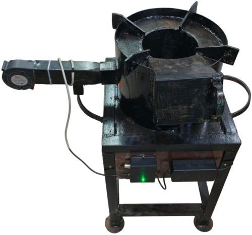 Manual Fuel Coated Turbo Wood Stove, Color : Black, Weight : 10-20kg