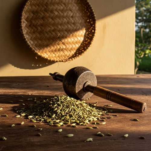 BFP Natural Organic Fennel Seeds, Color : Green