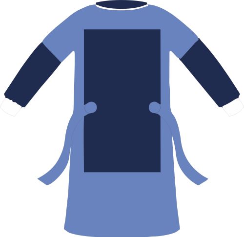 Shaivik Infecon Disposable Non Woven Sms Reinforced Surgical Gown