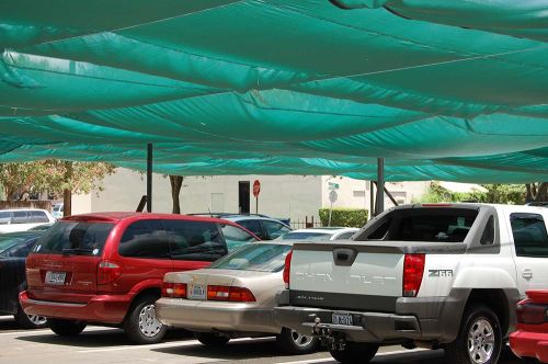 Monofilament Mesh Car Parking Safety Net, Color : Green