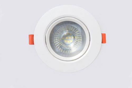 6W Crompton Tiltable Spotlight, Color : White for Outdoor