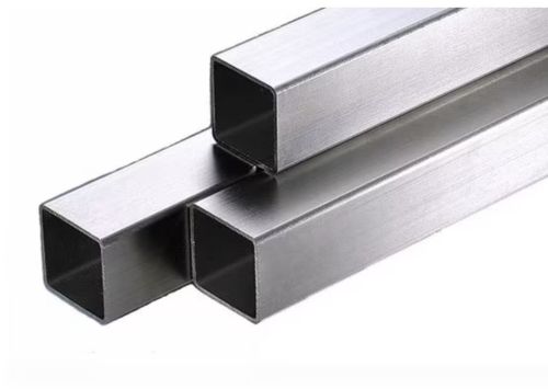 SS304 Polished 2x2 Inch Stainless Steel Square Pipe, Color : Silver