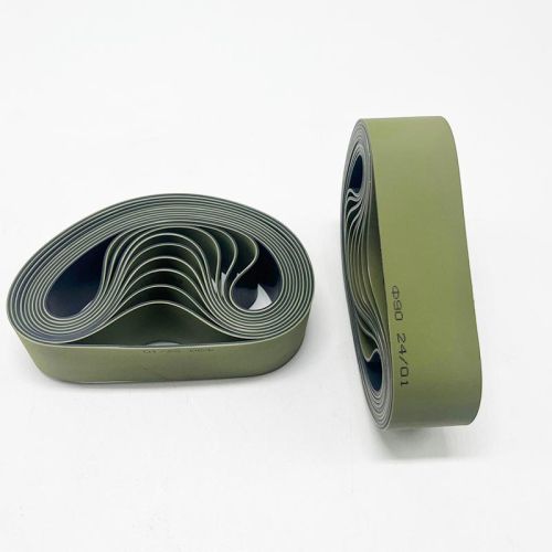 Plain Rubber Texturizing Apron Belt, Color : Green