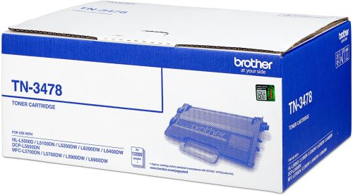 Brother TN 3478 Toner Cartridge, Color : Black for Laser Printer