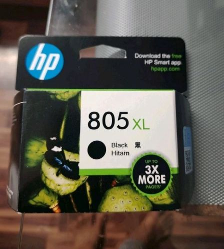 HP 805XL Ink Cartridge, Color : Black, Packaging Type : Box Packing