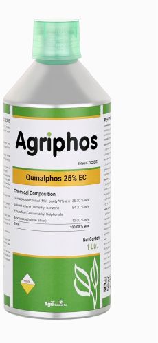 Agriphos - Quinalphos 25% EC Liquid, Purity : 99%