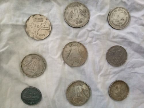 Old Antiques Coins 10-15cm, Packaging Type : Silver for Home Use