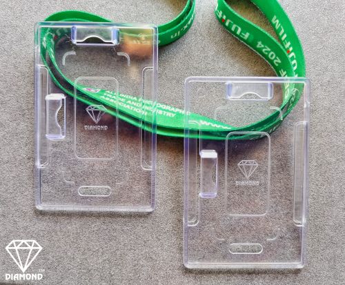 POLYCARBONATE CRYSTAL ID HOLDER, Brand Name : DIAMOND 54MM * 86MM