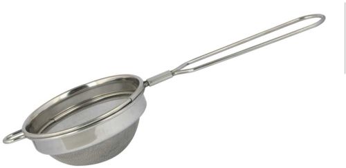 Polished Classic Stainless Steel Coffee Strainer, Shape : Round