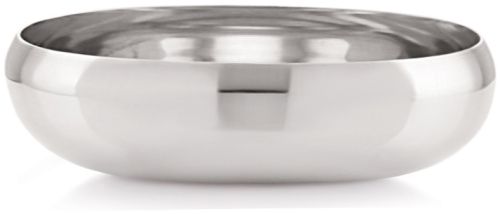 Stainless Steel Kraft Plate, Color : Silver for Serving Food