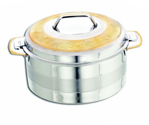 Plain Coated Stainless Steel Shamma Hot Pot, Color : Silver