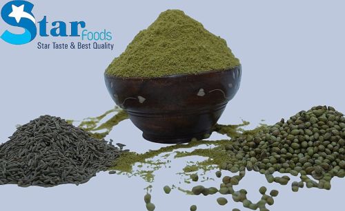 Coriander Cumin Powder, Color : Green, Purity : 99% For Cooking Use