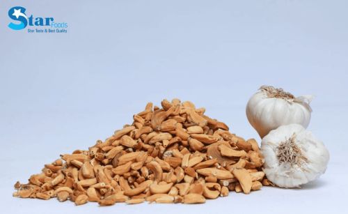 Dehydrated Garlic Flakes, Color : Brown for Cooking