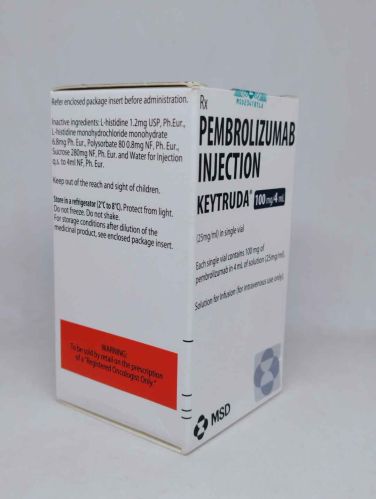 Msd Keytruda Pembrolizumab Injection, Dosage Form : 100mg