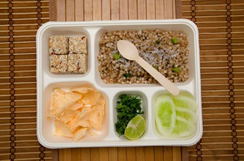 Polished Bagasse Compostable Tableware 6