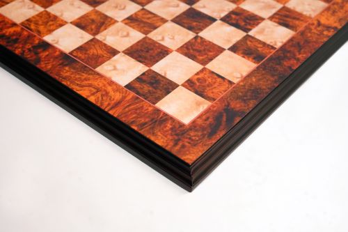 CMB-005 Designer Exotic Red Wooden Chess Board