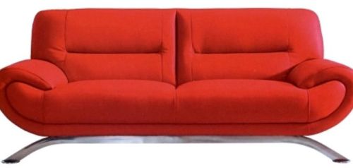 Modern Red 2 Seater Sofa