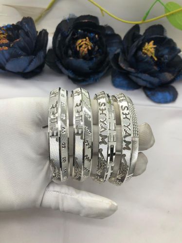 Silver kada, Shape : Round, Gender : Unisex