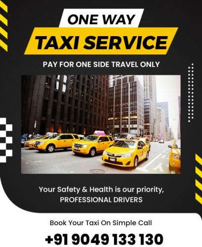 One Way Cab, Seating Capacity : 4-seater