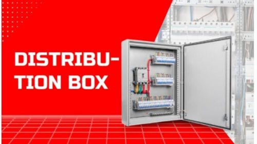 Distribution Box, Color : White for Industries