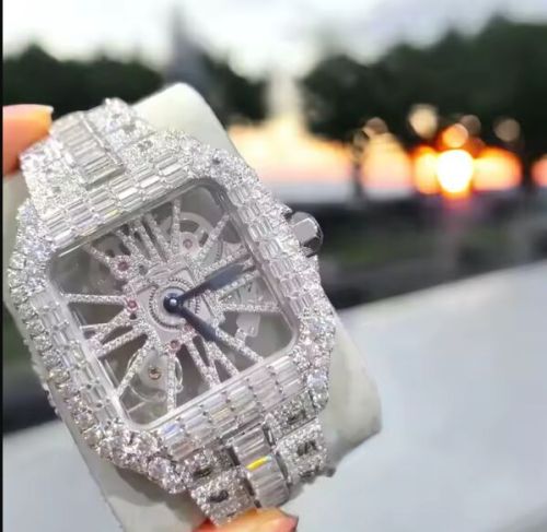 Best Luxury Automatic Iced Out Moissanite Hip Hop Watch