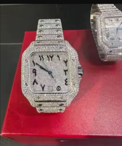 High Quality Luxury VVS Moissanite Diamond Iced Out Hip Hop Watch